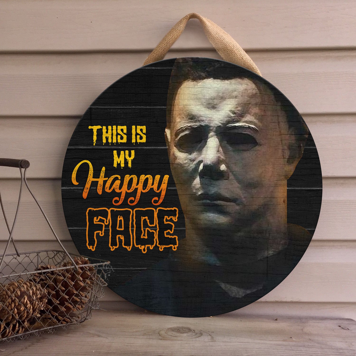 7Th. My Happy Face Myers (4) Door Sign Mockup 4