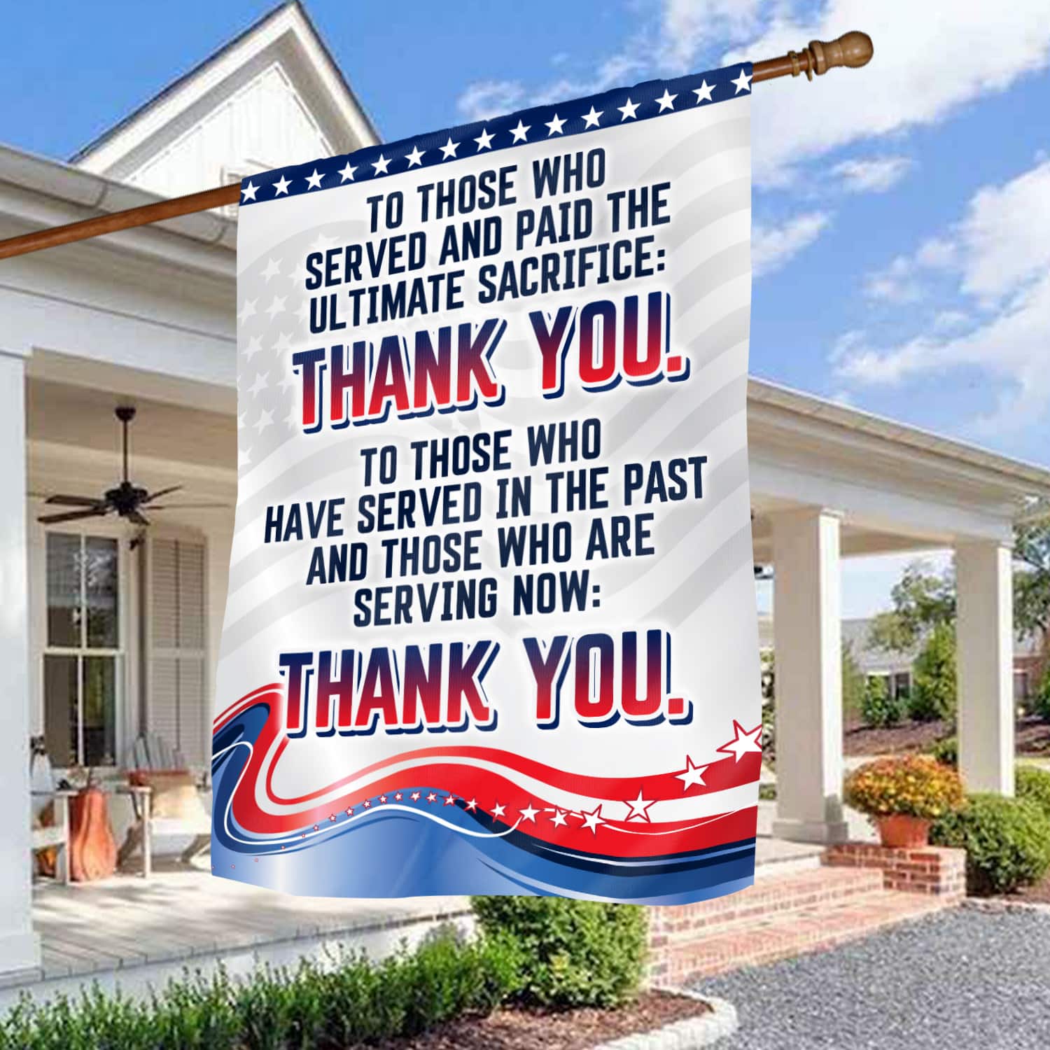 Size 30x40 House Flag Mockup 3