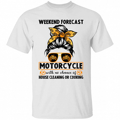 motorcycle, White, Unisex T-Shirt