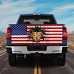 3O. Jesus Cross (4) Tailgate Wrap Mockup 11