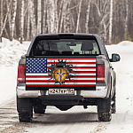 3O. Jesus Cross (4) Tailgate Wrap Mockup 6