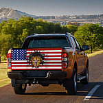 3O. Jesus Cross (4) Tailgate Wrap Mockup 8