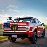 3O. Jesus Cross (4) Tailgate Wrap Mockup 9