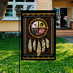4KT. Four Direction Medicine Wheel-30x40 Garden Flag Mockup 3