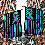 3VT. Suicide Prevention Flag House Flag Mockup 2 Side-1