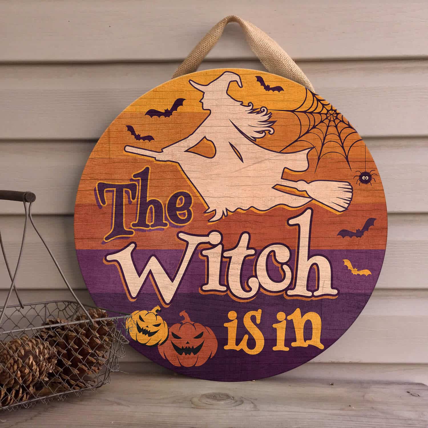 4TM. The Witch Is In (7) Door Sign Mockup 4
