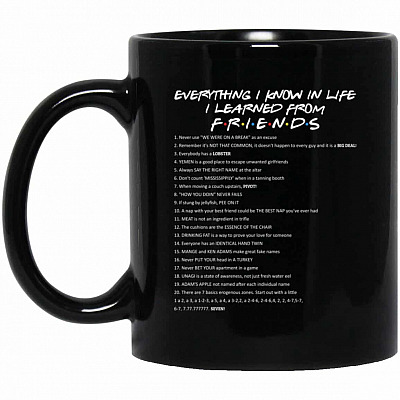 11 oz. Black Mug