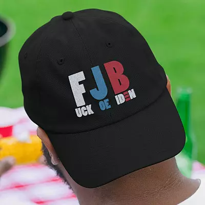 Pro America FJB Fuck Joe Biden Twill Cap - Anti Joe Biden High-Profile Snapback Hat