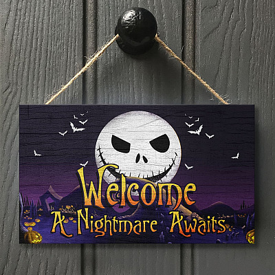 Wooden Door Sign