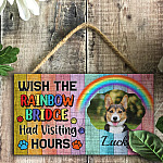 9Th. Rainbow Bridge Door Sign Mockup 4