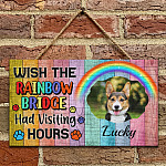 9Th. Rainbow Bridge Door Sign Mockup 9