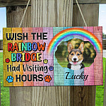 9Th. Rainbow Bridge Door Sign Mockup 11