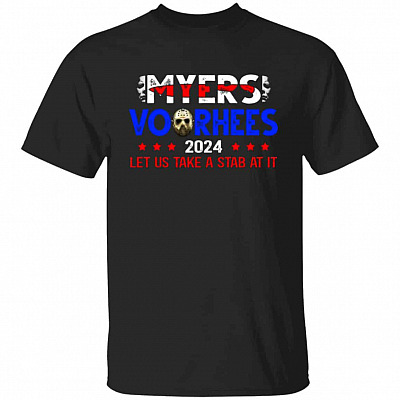 5KT. Myers 2024 Let Us Take A Stab Tee, Black, Unisex T-Shirt