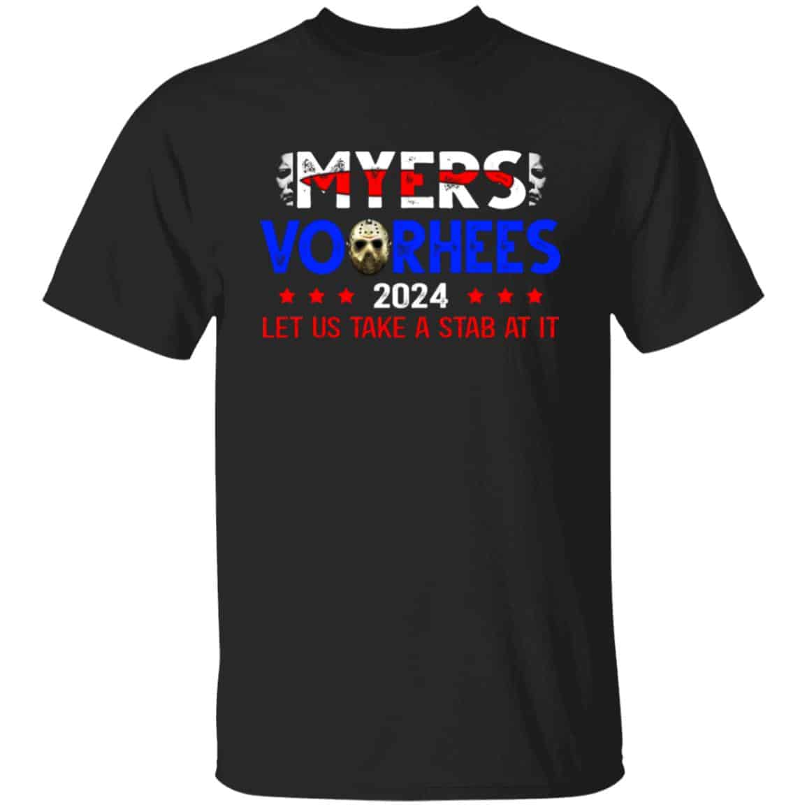 5KT. Myers 2024 Let Us Take A Stab Tee, Black, Unisex T-Shirt