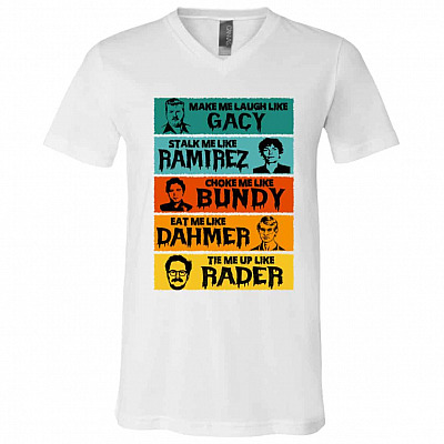 bright, White, V-Neck T-Shirt