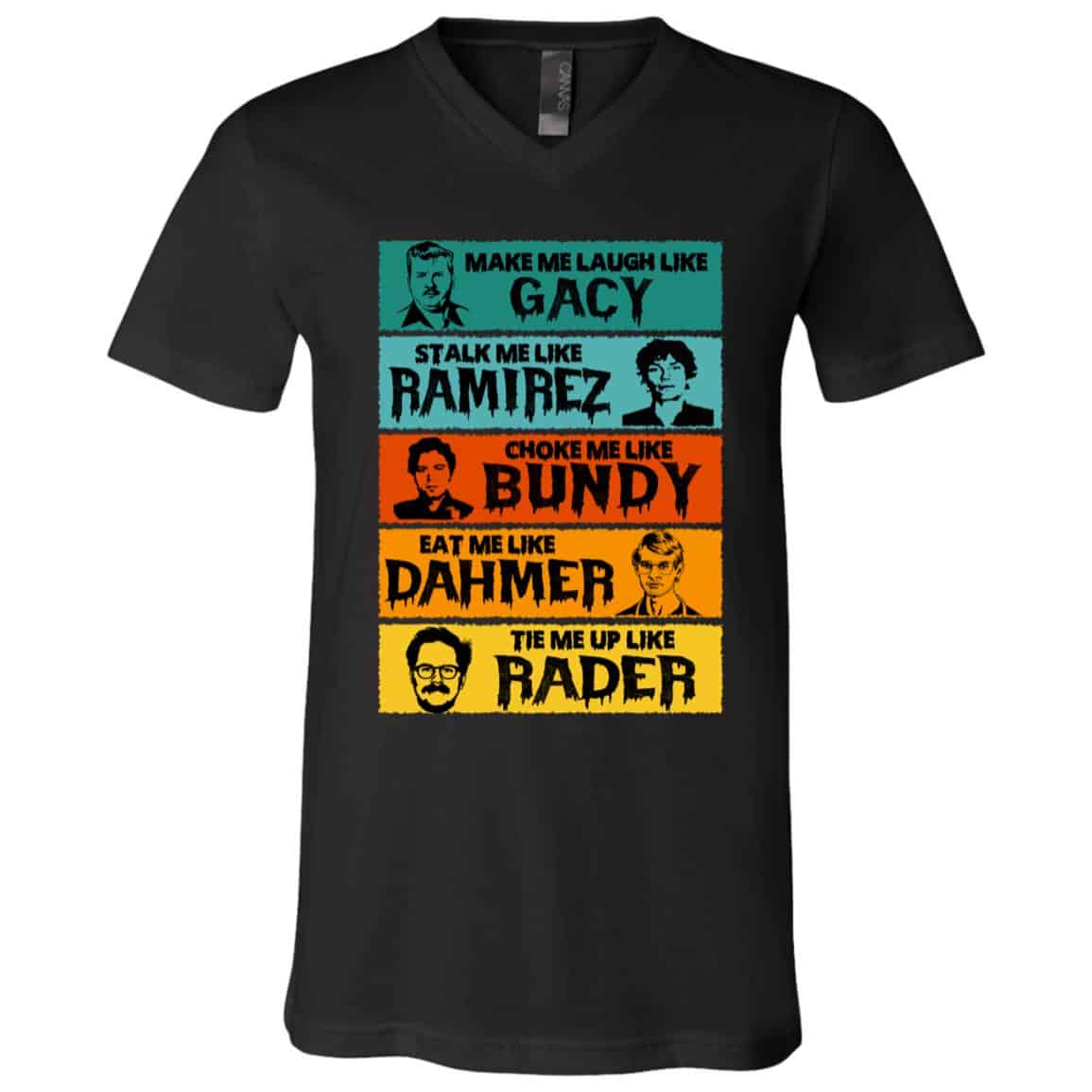 dark, Black, V-Neck T-Shirt dark, Black, V-Neck T-Shirt