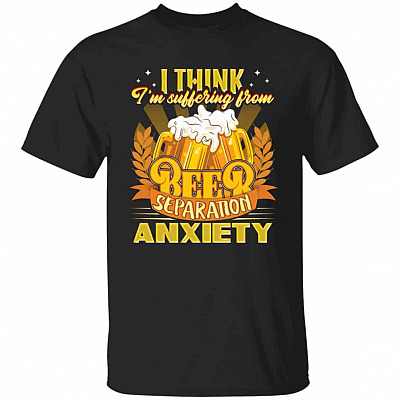 anxiety, Black, Unisex T-Shirt