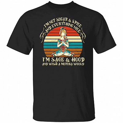 7UT. I'm Not Sugar, Black, Unisex T-Shirt