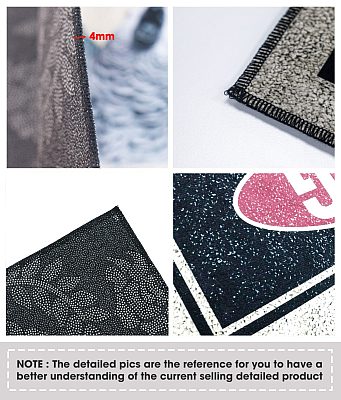 Alternative view of St Patricks Day Green Shamrock Leaf Car Truck Irish Mat Home Decor Rug - Irish Lucky Shamrocks Round Rug Floor Mat