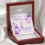 To My Children If I Had to Choose Between Loving You and Breathing Butterfly Alluring Beauty Necklace