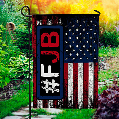 American Flag FJB Impeach Biden Garden Flag - House Flag - Wall Flag - Anti Biden Flag
