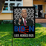 6UT. Biden Lied Heroes Died-flag -30x40 Garden Flag Mockup 3