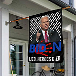 6UT. Biden Lied Heroes Died-flag -30x40 House Flag Mockup 1