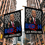 6UT. Biden Lied Heroes Died-flag -30x40 House Flag Mockup 2 Side-1