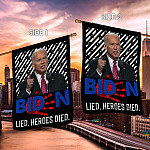 6UT. Biden Lied Heroes Died-flag -30x40 House Flag Mockup 2 Side-2