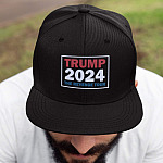 Trump 2024 The Revenge Tour Twill Cap - High-Profile Snapback Hat - Trucker Hat - Trump Supporter Hat