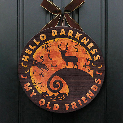 Wooden Door Sign