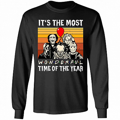 1. Wonderful Time Of year (5) 1, Black, Long Sleeve