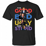 2VT. The Good The Bad Trump Biden, Black, Unisex T-Shirt