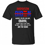 9VT. UU TIEN Imprison Biden Harris, Black, Unisex T-Shirt