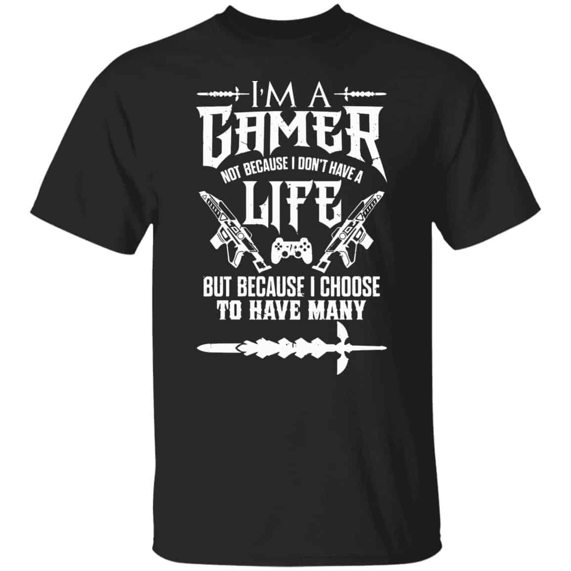 11. Gamer, Black, Unisex T-Shirt