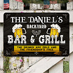 Sample Design Metal Sign Mockup 8