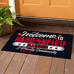 1TM. Welcome Haddonfield Michael Doormat (4) Doormat mockup 1
