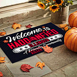 1TM. Welcome Haddonfield Michael Doormat (4) Doormat mockup 9