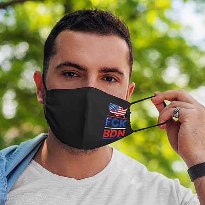 FCK BDN Fuck Joe Biden Washable Reusable Printed Cloth Face Mask Cover