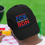FCK BDN Pro America For Joe Biden Twill Cap - Anti Biden High-Profile Snapback Hat