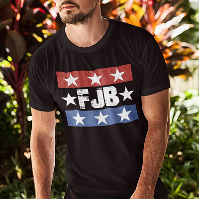 Alternative view of Fuck Joe Biden FJB T-shirt - V-neck - FJB Pro America For Joe Biden Shirt