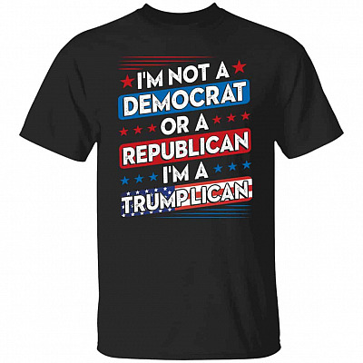 3VT. I'm A Trumplican, Black, Unisex T-Shirt