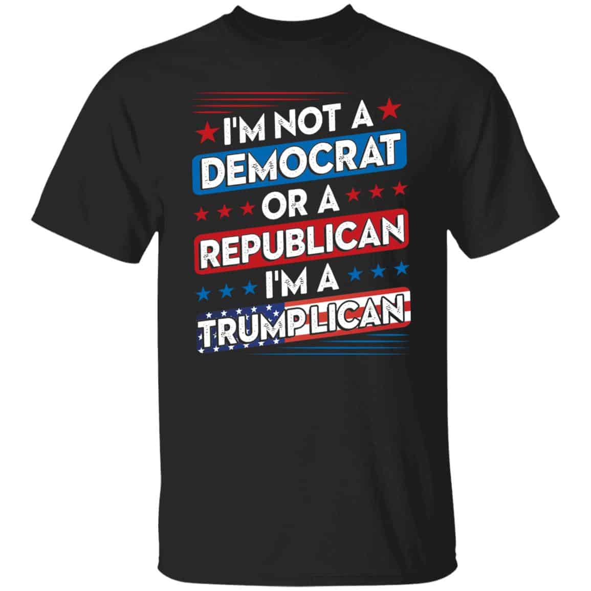 3VT. I'm A Trumplican, Black, Unisex T-Shirt