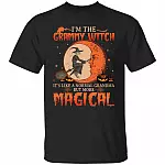 8. Grammy Witch, Black, Unisex T-Shirt