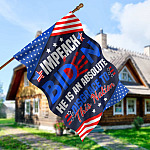 3NH. Disgrace To Nation House Flag Mockup 5