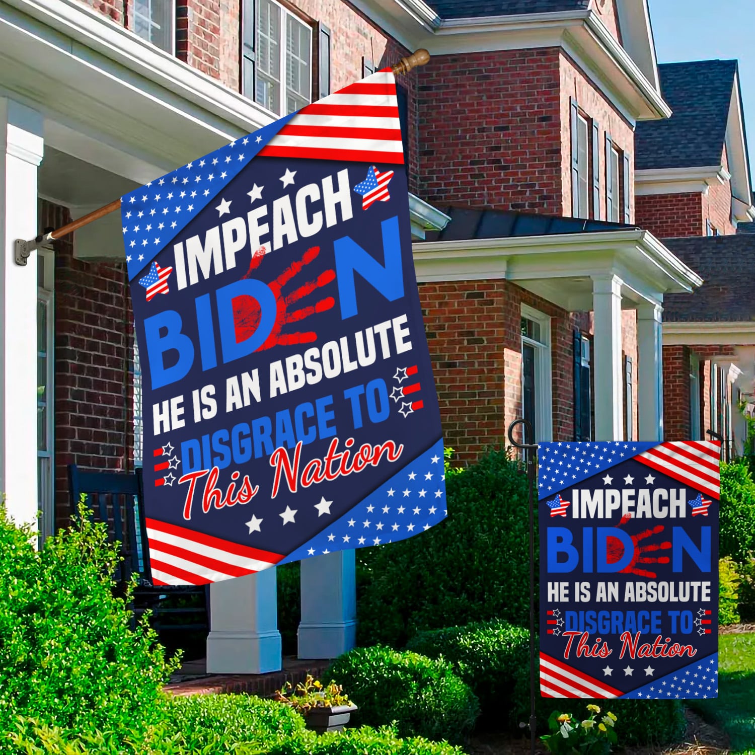 3NH. Disgrace To Nation Garden & House Mockup 2