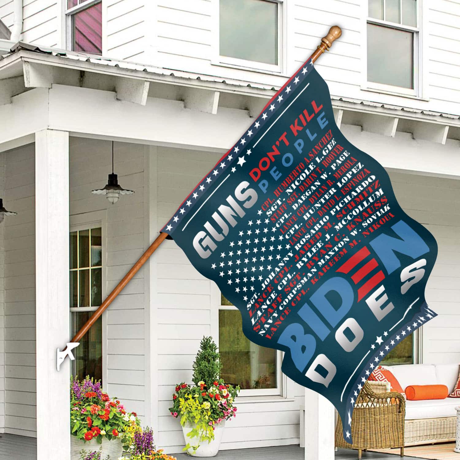 30x40 House Flag Mockup 7