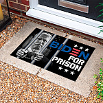 3TM. Biden For Prison Doormat Doormat mockup 10