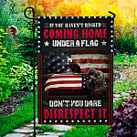1NH. Risked Coming Home Garden Flag Mockup 1