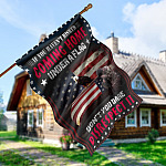 1NH. Risked Coming Home House Flag Mockup 5